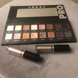 Lorac pro eyeshadows /bare minerals complimentary
